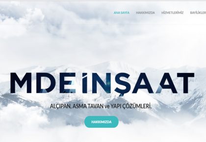 MDE Yenilenen Web Sitemiz ile Hizmetinizdeyiz